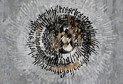 Фотообои CALLIGRAPHY 1, LOFT, Factura